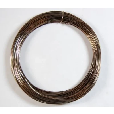 Image of celloexpress Aluminium Craft Wire 1mm x 20m (Diameter Length) 18 Guage (Brown)