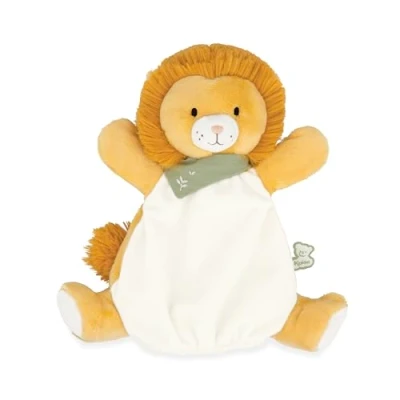 Image of Kaloo Les Amis Nougat The Lion Puppet Comforter for Babies 24 cm Ultra Soft Material 0 Months +, K224002