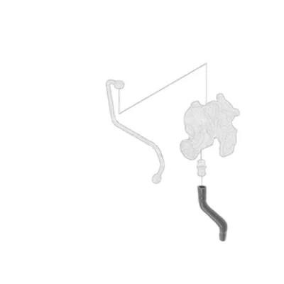 Image of 1219454, 2S6Q6K677AB Turbocharger Hose BORG &amp; BECK BTH1299 22mm FORD: FIESTA 5