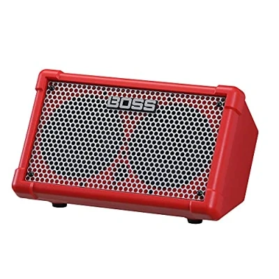 Image of BOSS Cube Street II Portable Performance Amp ST2 Next Generation of the Roland Series Rebranded with Name Red