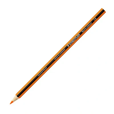Image of STAEDTLER 185 4 Noris Colour Colouring Pencils Orange (Box of 12)