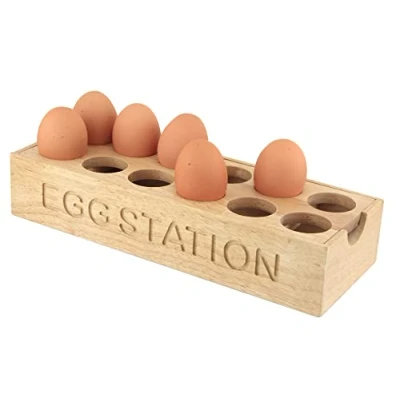Image of Rubber Wood 12 Egg Station