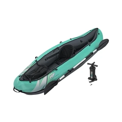 Image of Hydroforce Ventura Kayak Set, Inflatable Boat Set With Hand Pump, Paddle And Storage Bag, Multiple Styles