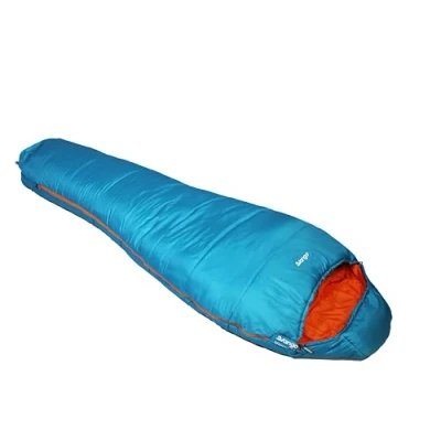 Image of Vango Nitestar Alpha Sleeping Bag Duke of Edinburgh Recommended Ultralight Mummy for Camping, Hiking, Outdoor, Backpacking (Nitestar 150 (Atom Blue))