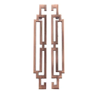 Image of Mgoodoo Vintage Retro Style Handle Kitchen Cabinet Door Handles Drawer Knobs Furniture Hardware (10Pcs, 128mm Red Bronze)