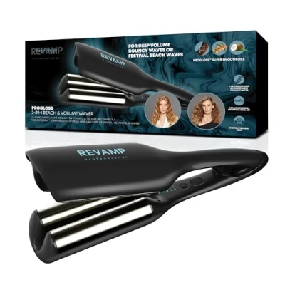Image of Revamp 2 in 1 Beach &amp; Volume Professional Ceramic Waver