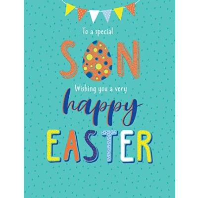 Image of Regal Publishing Easter Card Son 8 x 6 inches, C88378
