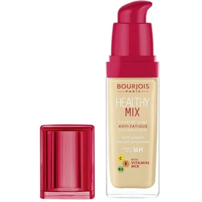 Image of Bourjois Healthy Mix Anti Fatigue Medium Coverage Liquid Foundation, 51 Light Vanilla, 30ml, SPF 29199601051