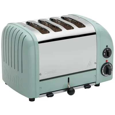 Image of Dualit Classic Vario AWS Eucalyptus 4 Slot Toaster With FREE Gift