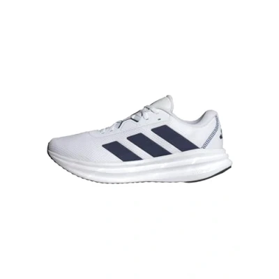 Image of adidas Men&#039;s Galaxy 7 Running Shoes, Cloud White/Dark Blue/Core Black, 8 UK