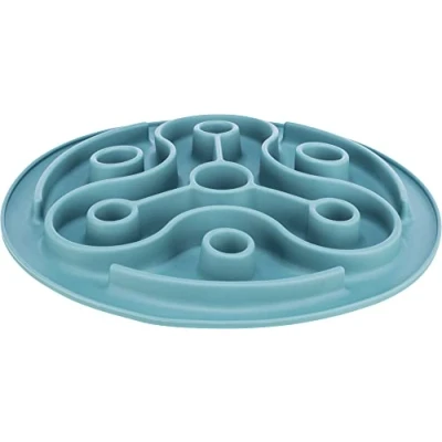 Image of Slow Feeding mat, TPE, ø 28 cm, blue