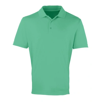 Image of Premier Coolchecker men&#039;s Polo shirt in Green