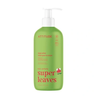 Image of ATTITUDE Body Lotion for Kids, EWG Verifed Moisturizer, Dermatologically Tested, Plant and Mineral Based Cream, Vegan, Watermelon &amp; Coco, 473 mL