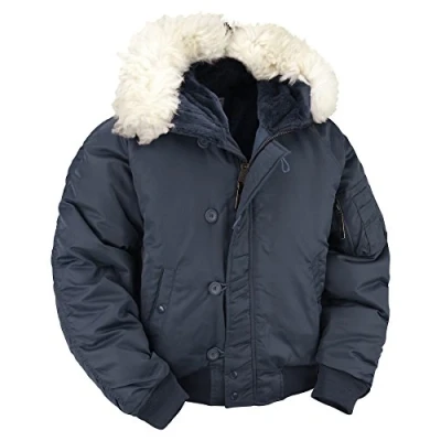 Image of N2B Extreme Weather Flight Jacket. (S, Navy)