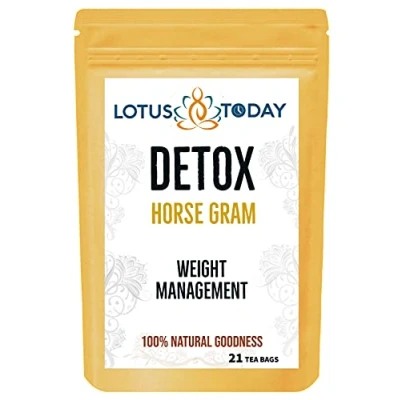 Image of Lotustoday Herbal Tea, Horse Gram 21 Tea Bags, Diet Detox weight Management