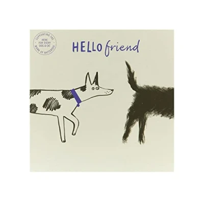 Image of Battersea Greetings Card for Him/Her/Friend Dog Sketch Design