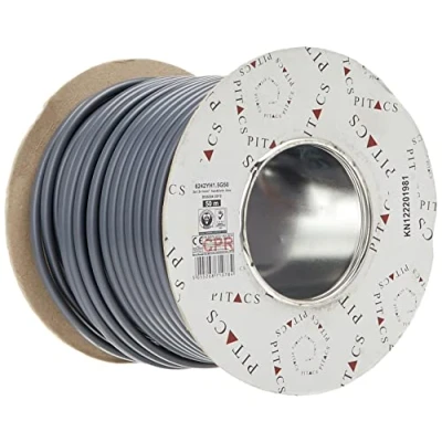 Image of BASEC Approved 6242Y Grey Twin &amp; Earth Cable 1.5mm 50m Reel