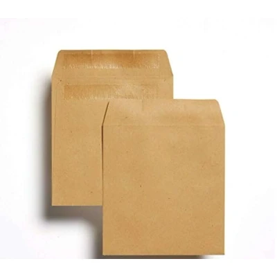 Image of Indigo Wage Envelopes Brown Manilla Self Seal Sage Compatible (100)