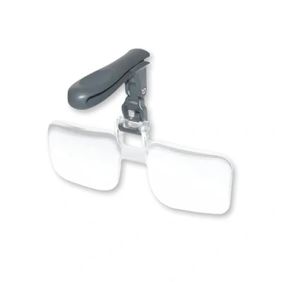 Image of Carson VM 10 VisorMag Hands Free Hat Mounted Clip On 1.75x Magnifying Lenses