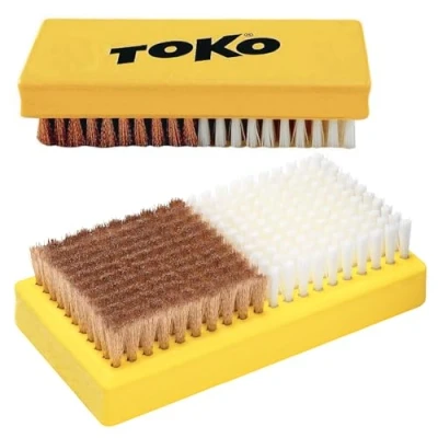 Image of TOKO Base Brush Combi Nylon/Copper Ski and snowboard maintenance tool