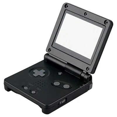 Image of OSTENT Full Housing Shell Case Cover Replacement for Nintendo GBA SP Gameboy Advance Color Black
