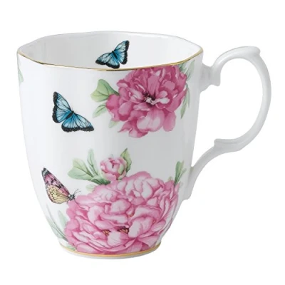 Image of Royal Albert Miranda Kerr Friendship 40001829 Mug 0.40ltr, White, Fine Bone China, 1 Count (Pack of 1)