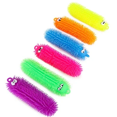 Image of Toyland® 32cm (12 Inch) Puffer Caterpillar 1 Colour Picked At Random