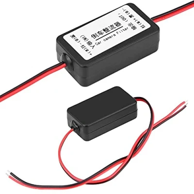 Image of Hlyjoon 12V DC Car Rearview Camera Power Relay Capacitor Filter Rectifier Auto Electric Rectification Part for Germany American Series