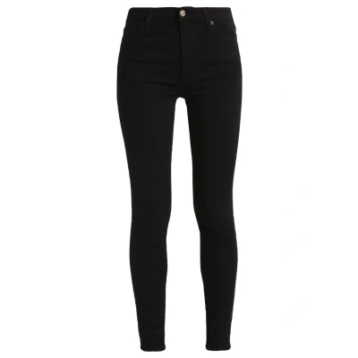 Image of 7 For All Mankind Women&#039;s Hw Skinny Jeans, Black (Black Bf), W32/L30 (Size: 32/30)