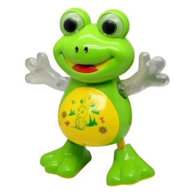 Image of YSAMAX Dancing Frog with Music, Flashing Lights, Sound Toy For Kids, Portable Design, Active Engagement And Imaginative Fun, Promotes Motor Skill, Gift Idea Kids