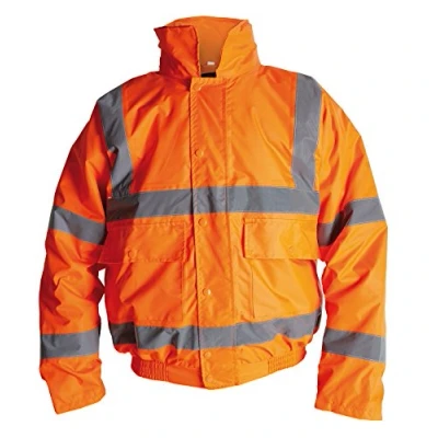 Image of ProForce Class 3 High Visibility 300D Superior Hi Vis Viz Bomber Jacket Coat (XXX Large, Orange)