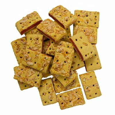 Image of Extra Select Lasagna Squares Dog Treats Crunchy Biscuits with Tomato Filling, Ideal Training for Dogs &amp; Delightful Snacks 1 kg Bag