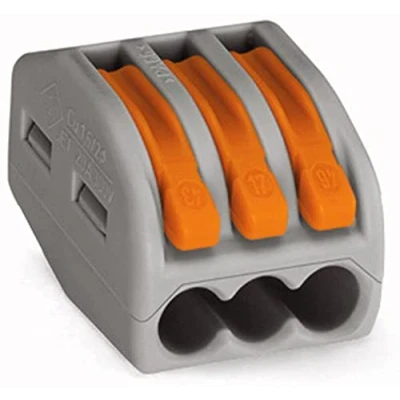 Image of WAGO 222 412 x10, 413 415 x10 of Each Electrical Connectors Conductor Wire Clamp Terminal Block