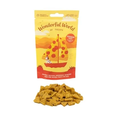 Image of Wonderful World Pet Treats, delectable Dog Treats 12 Pack (Pepperoni Pizza)