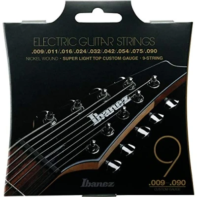 Image of Ibanez IEGS9 Regular Light Electric Guitar String Set (9 Nickel Wound Code 009 090)