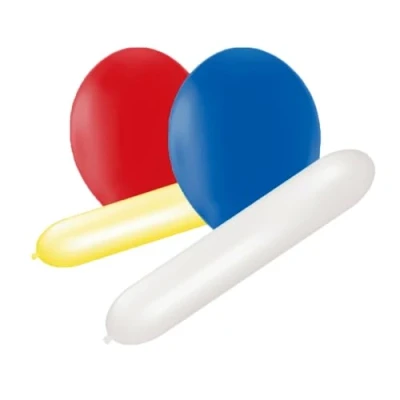 Image of amscan International Latex Balloon Assorted Shapes, Pack of 50