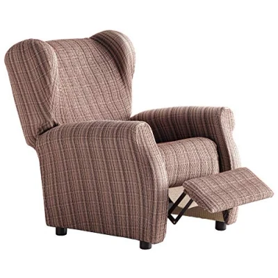 Image of Martina Home Haber Elastic Armchair Cover Relax 32x42x8 cm brown