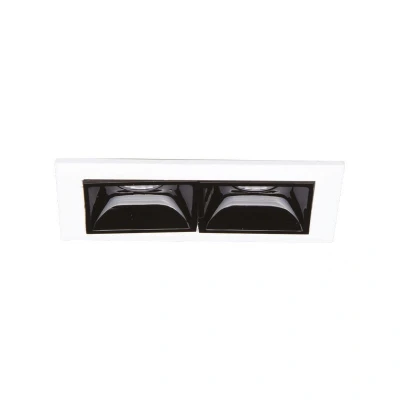 Image of Ideal Lux Lighting Lika 6W 2x LED Recessed Downlight White 2700K