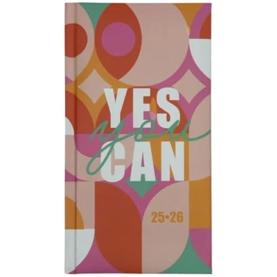 Image of 2025 2026 Slim Week to View Mid Year Academic Diary Student Teacher Planner (Cheetah Print)