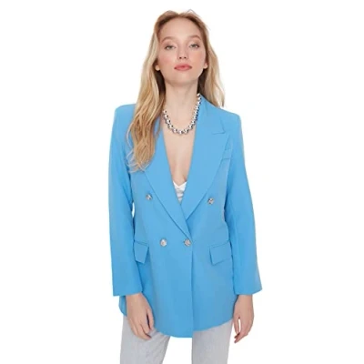 Image of Trendyol Blazer Blue Regular