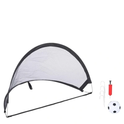 Image of Dunlop Sports Unisex Youth Football Goals White Black 60 x 40 cm