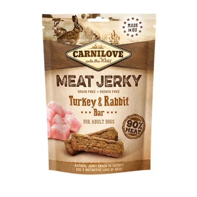 Image of Carnilove Jerky Bar Dog Treat 100g Turkey &amp; Rabbit