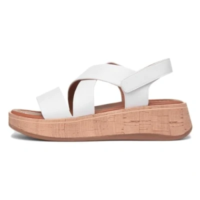 Image of Heavenly Feet Harper Womens White Strappy Sandal Size 8 UK