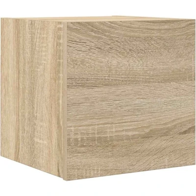 Image of vidaXL Wall Mounted TV Cabinet Sonoma Oak 30.5x30x30 cm