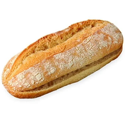 Image of Delifrance Frozen Sliced Ciabatta Bread Rolls 19cm 36x100g