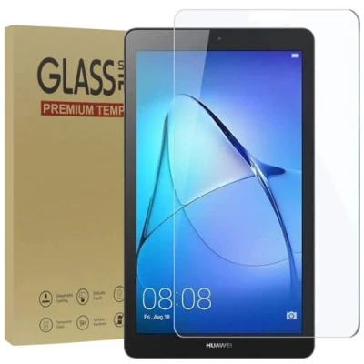 Image of Mobile Stuff Huawei Mediapad T3 7.0 Screen Protector Clear Tempered Glass for (7&quot; Inch) with 9H Hardness/Scratch Resist, Ultra