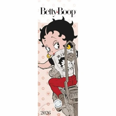 Image of Betty Boop Slim Calendar 2026