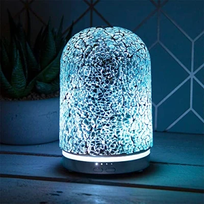 Image of lesser and pavey LP46411 Desire Mosaic Design Humidifier Silver, H15cm