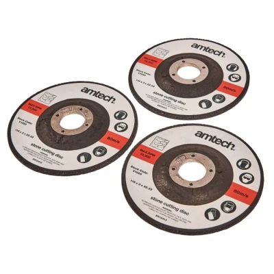 Image of Amtech 3 Piece 115mm Stone Cutting Disc Set