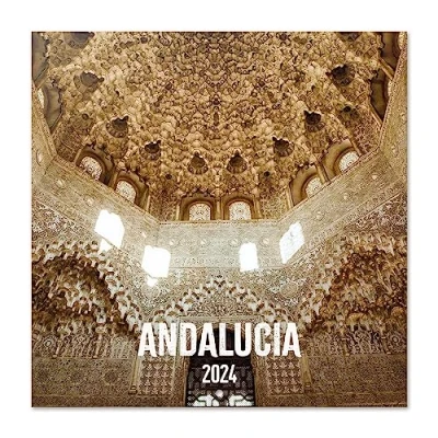 Image of Grupo Erik Andalusia Wall Calendar 2024 12&quot; x 12 Month Planner Square Family Spain